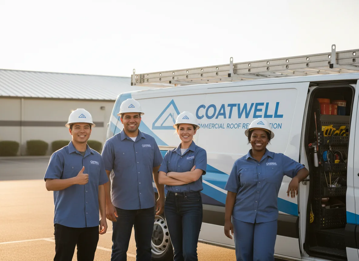 Commercial roof coating company in Brookesmith, TX